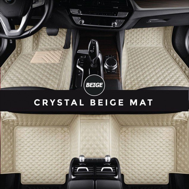 Discount Beige Crystal Elite Luxury Hybrid Car Floor Mats Discount Beige Crystal Elite Luxury Hybrid Car Floor Mats