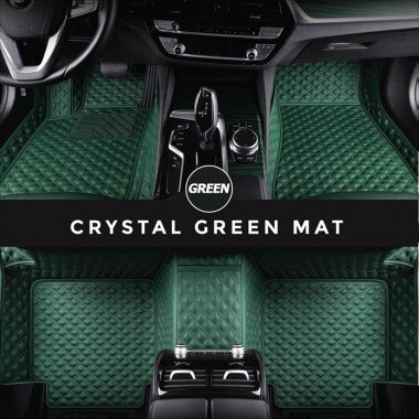 Discount Green Crystal Elite Luxury Hybrid Car Floor Mats