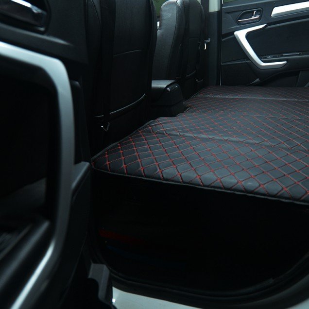 Discount Universal Diamond Car Bed - Non-Inflatable Black and Red Stitching Luxury Leather Diamond Car Bed Mattress Discount Universal Diamond Car Bed - Non-Inflatable Black and Red Stitching Luxury Leather Diamond Car Bed Mattress