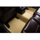 Discount Beige Luxury Leather Diamond Car Floor Mats Discount Beige Luxury Leather Diamond Car Floor Mats