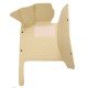 Discount Beige Luxury Leather Diamond Car Floor Mats Discount Beige Luxury Leather Diamond Car Floor Mats