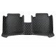 Discount Black and Beige Stitching Luxury Leather Diamond Car Floor Mats Discount Black and Beige Stitching Luxury Leather Diamond Car Floor Mats