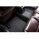 Discount Black and Black Stitching Luxury Leather Diamond Car Floor Mats Discount Black and Black Stitching Luxury Leather Diamond Car Floor Mats