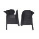 Discount Black and Black Stitching Luxury Leather Diamond Car Floor Mats Discount Black and Black Stitching Luxury Leather Diamond Car Floor Mats