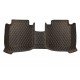 Discount Black and Orange Stitching Luxury Leather Diamond Car Floor Mats Discount Black and Orange Stitching Luxury Leather Diamond Car Floor Mats
