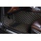 Discount Black and Yellow Stitching Luxury Leather Diamond Car Floor Mats Discount Black and Yellow Stitching Luxury Leather Diamond Car Floor Mats