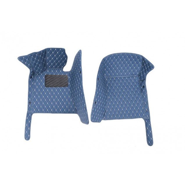 Discount Blue Luxury Leather Diamond Car Floor Mats Discount Blue Luxury Leather Diamond Car Floor Mats