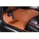 Discount Brown Luxury Leather Diamond Car Floor Mats Discount Brown Luxury Leather Diamond Car Floor Mats