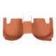 Discount Brown Luxury Leather Diamond Car Floor Mats Discount Brown Luxury Leather Diamond Car Floor Mats