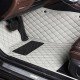 Discount Grey Luxury Leather Diamond Car Floor Mats Discount Grey Luxury Leather Diamond Car Floor Mats
