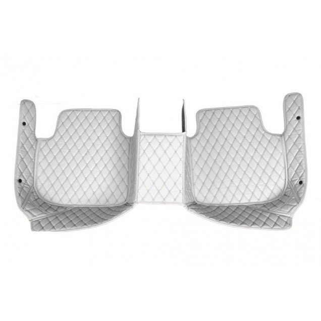 Discount Grey Luxury Leather Diamond Car Floor Mats Discount Grey Luxury Leather Diamond Car Floor Mats