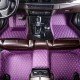 Discount Purple Luxury Leather Diamond Car Floor Mats