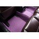 Discount Purple Luxury Leather Diamond Car Floor Mats