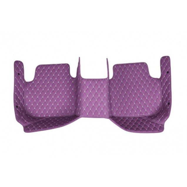 Discount Purple Luxury Leather Diamond Car Floor Mats