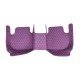 Discount Purple Luxury Leather Diamond Car Floor Mats
