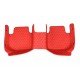 Discount Red Luxury Leather Diamond Car Floor Mats Discount Red Luxury Leather Diamond Car Floor Mats