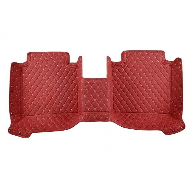 Discount Wine Red Luxury Leather Diamond Car Floor Mats Discount Wine Red Luxury Leather Diamond Car Floor Mats