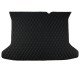 Discount Black and Blue Stitching Luxury Leather Diamond Trunk Base Mats