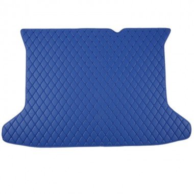 Discount Blue Luxury Leather Diamond Trunk Base Mats