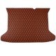 Discount Brown Luxury Leather Diamond Trunk Base Mats Discount Brown Luxury Leather Diamond Trunk Base Mats