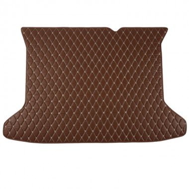 Discount Dark Brown Luxury Leather Diamond Trunk Base Mats