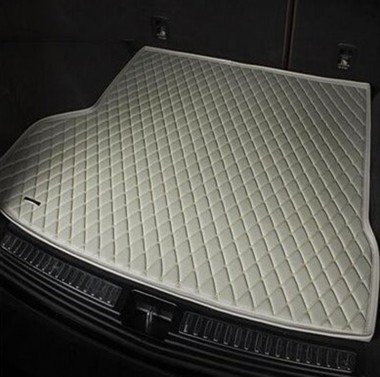 Discount Grey Luxury Leather Diamond Trunk Base Mats