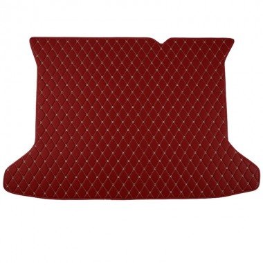 Discount Wine Red Luxury Leather Diamond Trunk Base Mats