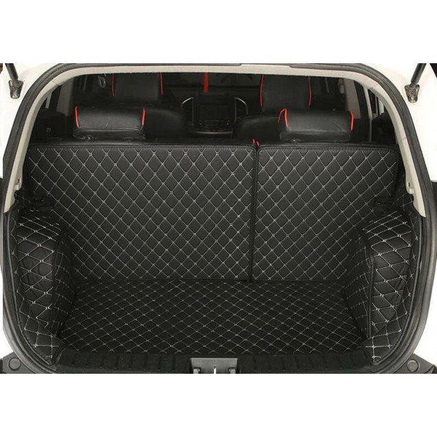 Discount Full Cover Luxury Leather Diamond Stitching Trunk Car Mats Discount Full Cover Luxury Leather Diamond Stitching Trunk Car Mats