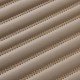 Discount Beige Luxury Leather Stripe Car Floor Mats