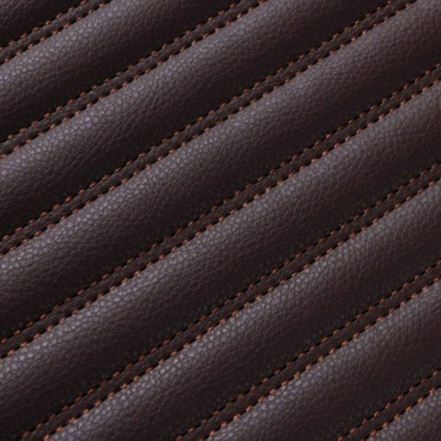 Discount Dark Brown Luxury Leather Stripe Car Floor Mats Discount Dark Brown Luxury Leather Stripe Car Floor Mats