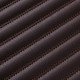 Discount Dark Brown Luxury Leather Stripe Car Floor Mats Discount Dark Brown Luxury Leather Stripe Car Floor Mats