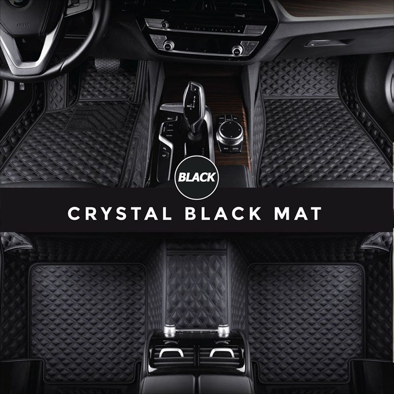 Discount Black Crystal Elite Luxury Hybrid Car Mats