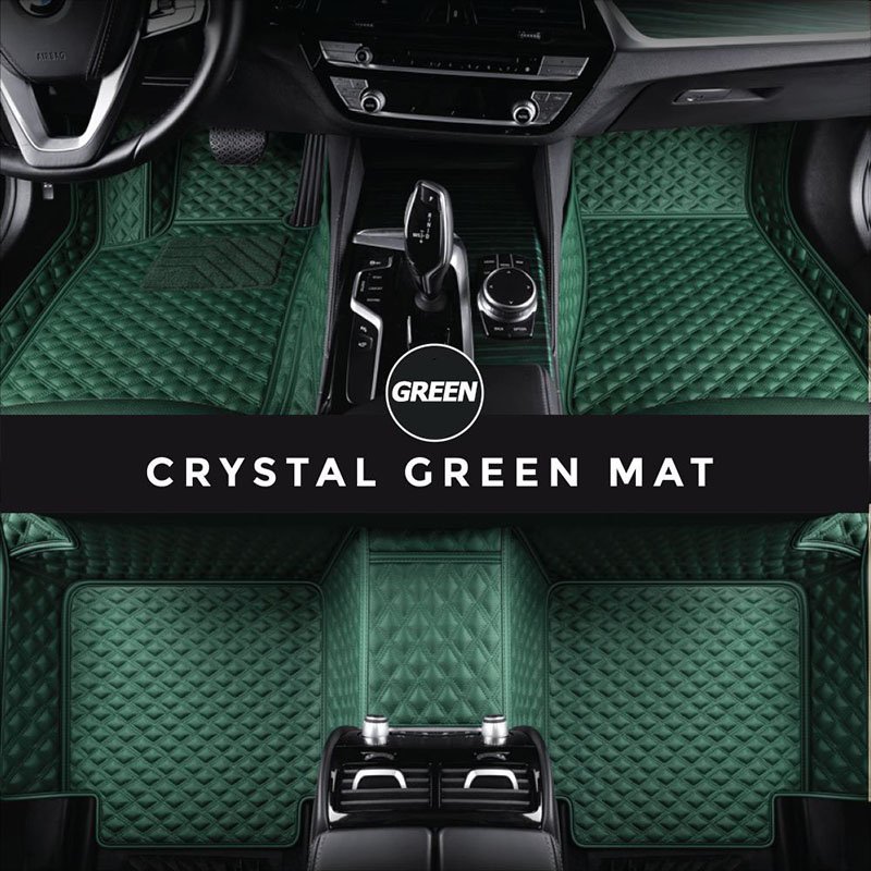 Discount Green Crystal Elite Luxury Hybrid Car Mats