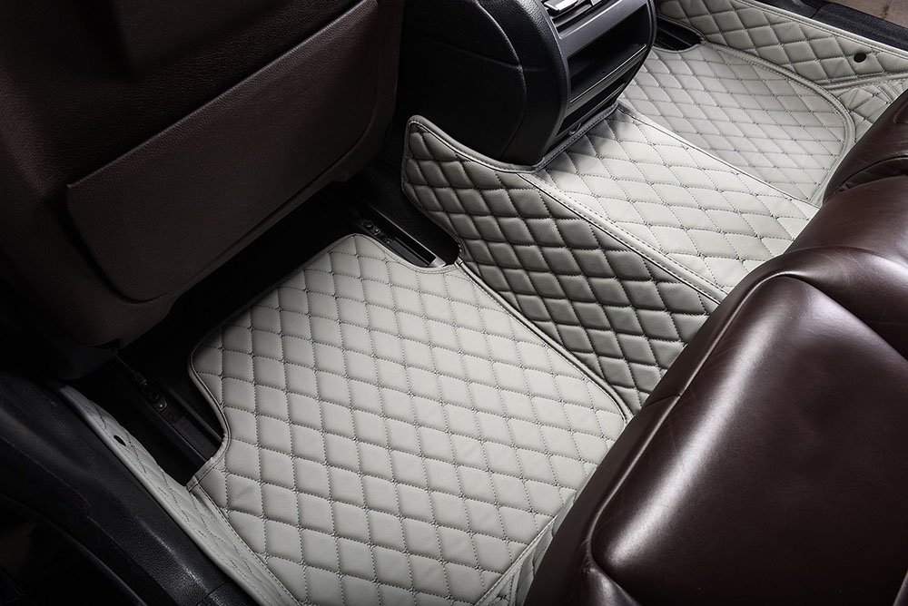 Discount Grey Custom Diamond Car Mats