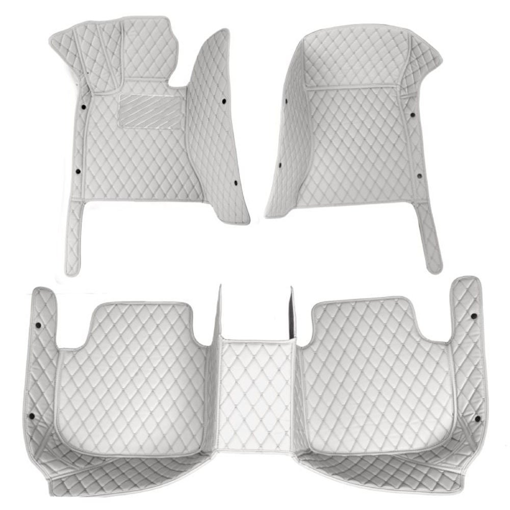 Grey Luxury Leather Diamond Car Mats for BMW M2