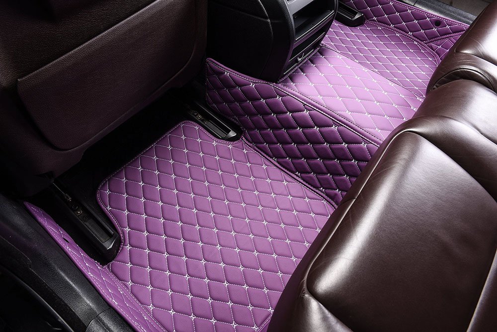 Discount Purple Custom Diamond Car Mats