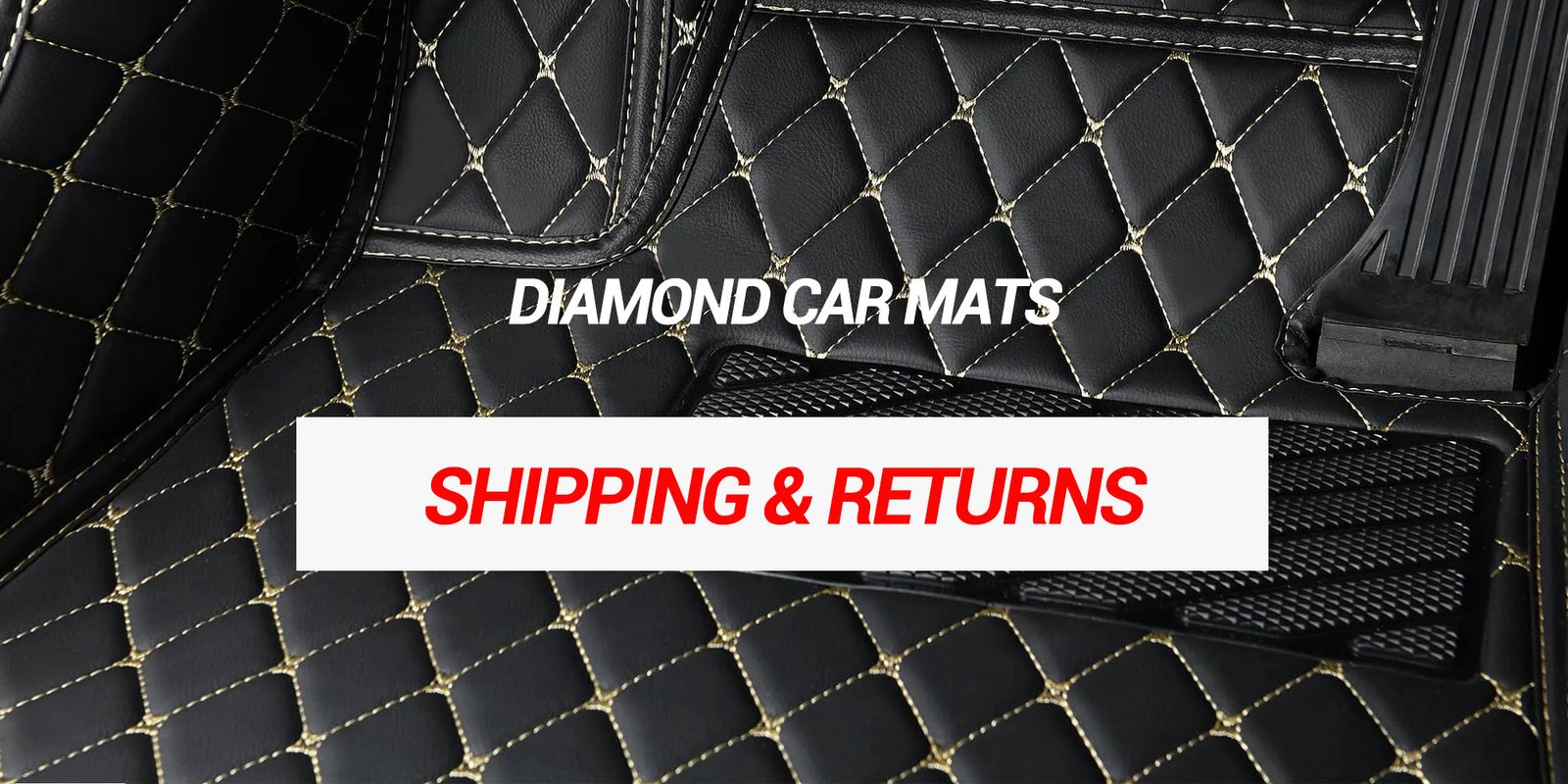 Diamante Floor Mats Shipping & Returns