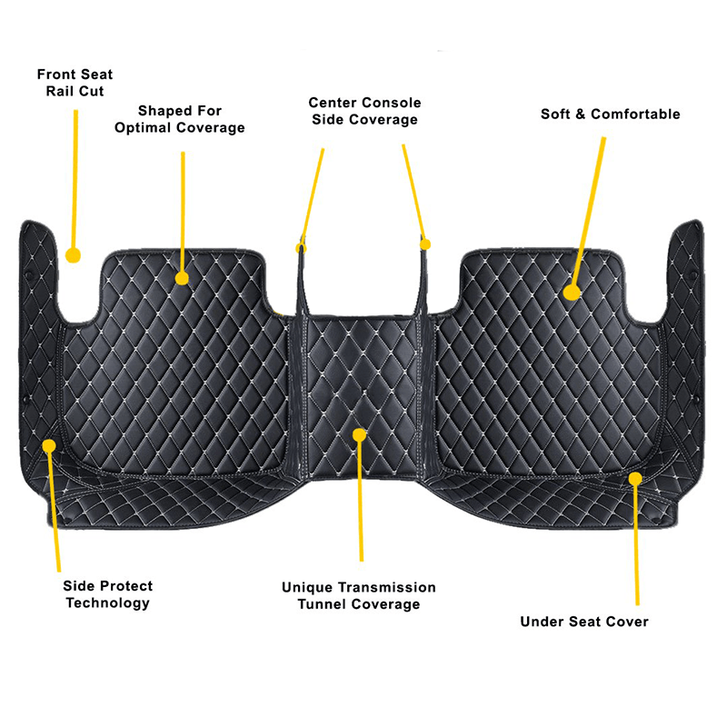 Discount back seat complete cover diamond car mats